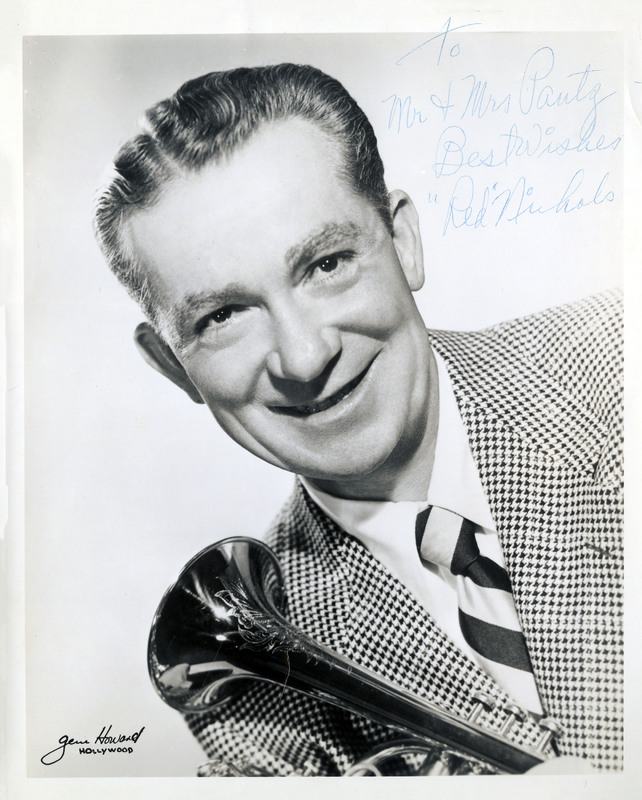 Autographed Photograph of Red Nichols